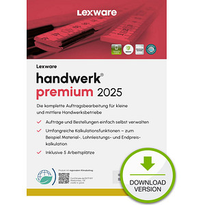 9783648179772 - LEXWARE handwerk premium 2025 Software Vollversion (Download-Link)