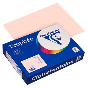 Clairefontaine Kopierpapier Trophée lachs DIN A4 160 g/qm 250 Blatt
