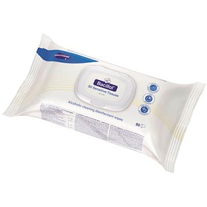 4031678079872 - Bacillol 30 Sensitive Tissues Flächendesinfektionstücher  Desinfektionstücher für besonders empfindliche Oberflächen 1 Flow-Pack = 80 Tücher