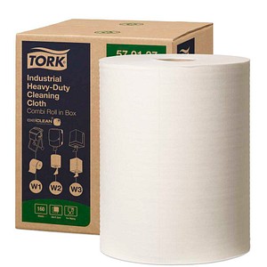 TORK - Combi Roll W1/2/3 Putztuchrolle - 1-lagig - 160 Blätter - Weiß