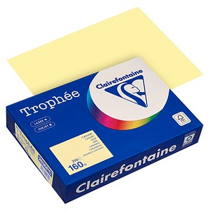 Clairefontaine Kopierpapier Trophee 2636PC gelb A4 160g 3329680002690 Clairefontaine 250 Blatt