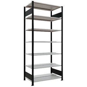 4004514237491 - Schwerlastregal MULTIplus 150 36049-S schwarz lichtgrau 1000 x 600 x 2300 cm