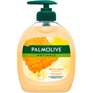 Palmolive NATURALS Milch & Honig Flüssigseife 300 ml Pumpflasche Honig & Milch Duft Gelb