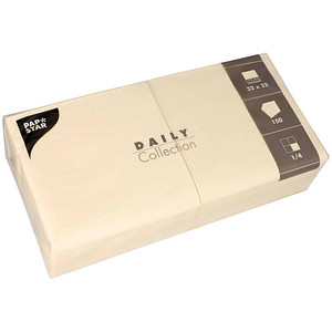 4002911831069 - Servietten Daily Collection champagner 2-lagig 120 x 120 cm 4002911831069 PAPSTAR 150 Stück