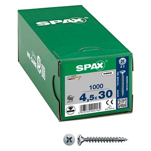 4003530004162 - Universalschrauben Z2 Senkkopf WIROX 1081010450305 45 mm x 30 mm 4003530004162 1000 Stück