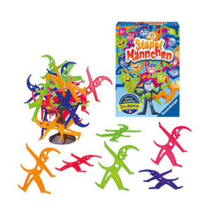 4005556208548 - 20854 Stapelmännchen - Geschicklichkeitsspiel 1-4 Spieler ab 5 Jahren Kinder