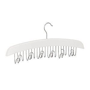 relaxdays Gürtelhalter weiß, 1 St.