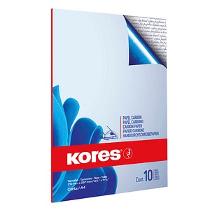 Kores - Durchschreibepapier 79086 - DIN A4 - 10 Blatt - Blau