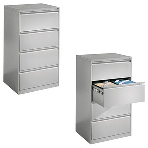 CP C 2000 Acurado Hängeregistraturschrank lichtgrau 4 Schubladen 78,7 x 59,0 x 135,7 cm