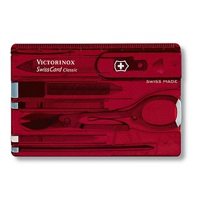 VICTORINOX Multitool SwissCard Classic 0.7100.T 82,0 mm