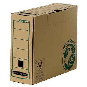 0043859577811 - Archivbox Earth Series 4470201 A4 braun innen 100x250x315mm Karton 0043859577811 Fellowes
