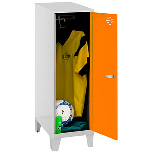 8425437120282 - Spind SIMONLOCKER DISM SINGLE grau orange 8425437120282 1 Schließfach 300 x 500 x 1015 cm 8425437120282 Simonrack