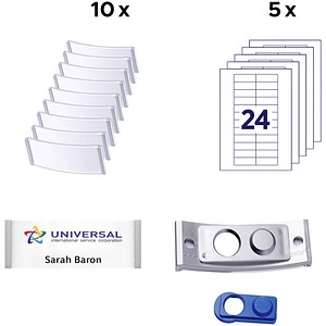 badgepoint GmbH badgepoint Namensschild polar POL20MA66-10DR 68x22mm e.st 10St. 4260320190775 badgepoint GmbH 10 Stück