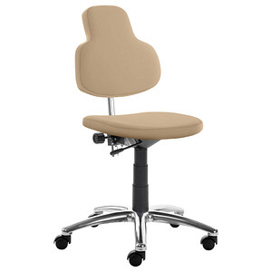 4032376075494 - Bürodrehstuhl myMAX beige   schwarz bis 120kg 4032376075494 Mayer