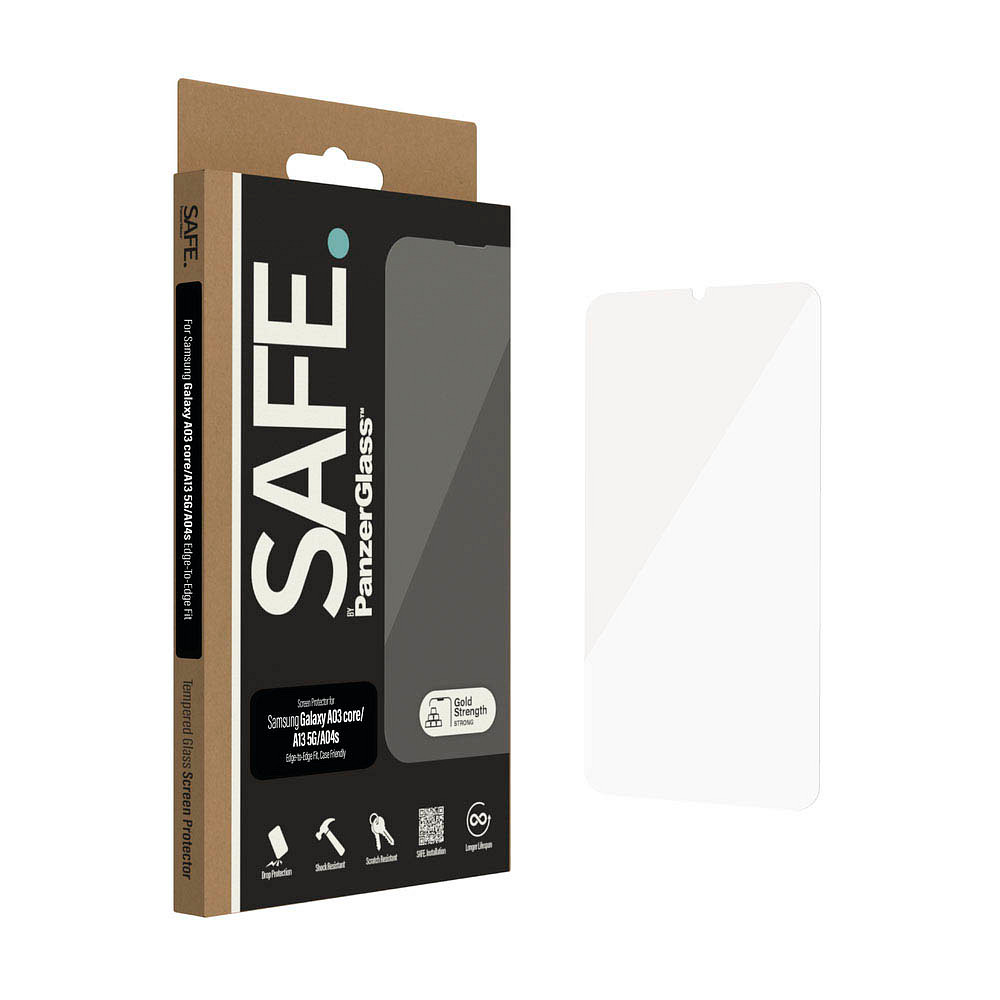 SAFE. by PanzerGlass™ Display-Schutzglas für Samsung Galaxy A04s Galaxy A03 core Galaxy A13 5G