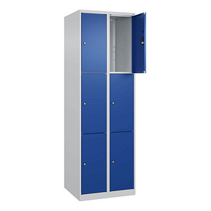 4067521350348 - Schließfachschrank Classic Plus enzianblau lichtgrau 080000-203 S10003 9 Schließfächer 600 x 500 x 1850 cm 4067521350348 CP