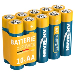 ANSMANN Batterien X-POWER Alkali-Mangan Mignon AA 1,5 V, 10 St.