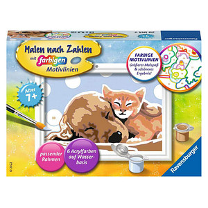 4005556200559 - Malen-nach-Zahlen Tierliebe mehrfarbig 4005556200559 Ravensburger