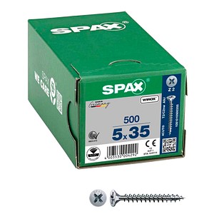 4003530004292 - Universalschrauben Z2 Senkkopf WIROX 1081010500355 5 mm x 35 mm 4003530004292 500 Stück