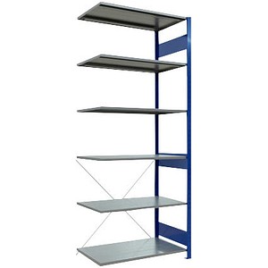 4004514208897 - Anbauregal MULTIplus 150 12666-B enzianblau 1000 x 600 x 2500 cm