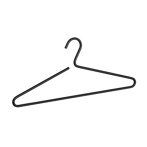 4008838314067 - Kleiderbügel WENKO Modell Lux schwarz B42cm H08cm T08cm Aluminium Kleiderbügel Garderobenbügel aus Aluminium minimalistisches Design 4008838314067 - Kleiderbügel WENKO Modell Lux schwarz B42cm H08cm T08cm Aluminium Kleiderbügel Garderobenbügel aus Aluminium minimalistisches Design
