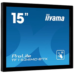 Iiyama Ecran 15" Open Frame Tactile Schwarz Pcap 10Pts 700:1 1024X768 Usb Vga Hdmi Display Port 330Cd/M² 8Ms Tf1534mc-B7x - Bild 6