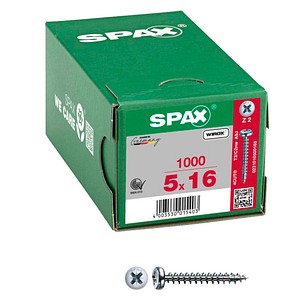 4003530015403 - Universalschrauben Z2 Halbrundkopf WIROX 0231010500165 5 mm x 16 mm 4003530015403 1000 Stück