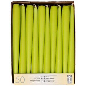 4002911811139 - Kerzen 81113 limonengrün 250x22mm (HxØ) ca 7 Stunden Brenndauer 4002911811139 50 Stück 4002911811139 - Kerzen 81113 limonengrün 250x22mm (HxØ) ca 7 Stunden Brenndauer 4002911811139 50 Stück
