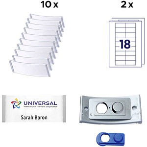 badgepoint GmbH badgepoint Namensschild polar POL30MA66-10DR 70x30mm e.st 10St. 4260320190331 badgepoint GmbH 10 Stück