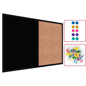 5902622418933 - Kombitafeln TMK96_0001 Kork Whiteboard Holz 5902622418933 ALLboards