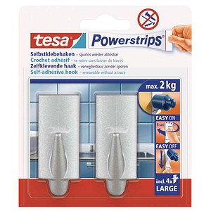 tesa Trend Large Klebehaken für max. 2,0 kg, 2,0 x 5,0 cm, 2 St.