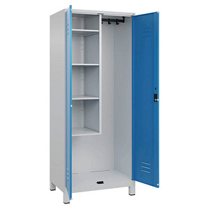 4066681617896 - Putzmittelschrank Classic Plus 080110-02-S10004 lichtblau lichtgrau 800 x 500 x 1950 cm aufgebaut 4066681617896 C+P-Möbel 4066681617896 - Putzmittelschrank Classic Plus 080110-02-S10004 lichtblau lichtgrau 800 x 500 x 1950 cm aufgebaut 4066681617896 C+P-Möbel