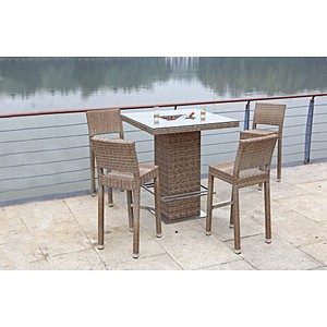 Garden Pleasure Alvito Sitzgruppe braun