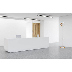 3595560032051 - Garderobe Bora Bamboo - Weiß Bambus Büromöbel und Bürozubehör bei Büromöbel Experte im Online Shop