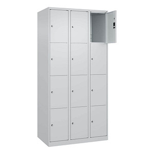 4067521351970 - Schließfachschrank Classic Plus lichtgrau 080000-304 S10008 12 Schließfächer 900 x 500 x 1850 cm 4067521351970 C+P-Möbel