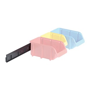 4007228374001 - Wandschienen für Sichtlagerkästen