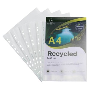 3130630053507 - Prospekthüllen Forever® aus Recycling-Polypropylen genarbt 120µ für DIN A4 25 Stück