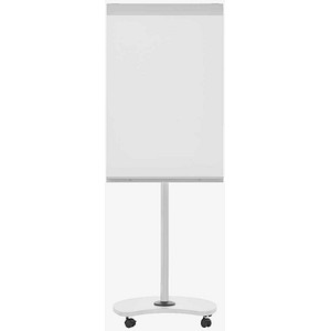 Magnetoplan Flipchart Junior Plus mobil, 12269F14, 68x95cm, lichtgrau, mit Rollen, mit 2 Seitenarmen 4013695030715 Magnetoplan