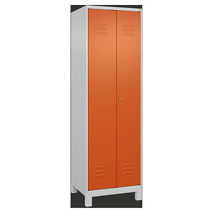 4067521286074 - Putzmittelschrank Classic Plus 080110-00-S10037 lichtgrau reinorange 600 x 500 x 1950 cm aufgebaut 4067521286074 C+P-Möbel 4067521286074 - Putzmittelschrank Classic Plus 080110-00-S10037 lichtgrau reinorange 600 x 500 x 1950 cm aufgebaut 4067521286074 C+P-Möbel
