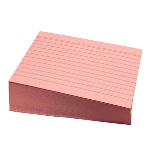 Karteikarten DIN A5 rosa liniert, 100 St.