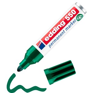 edding 550 Permanentmarker grün 3,0 – 4,0 mm, 1 St.