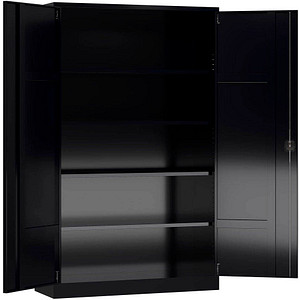 4061815565227 - Stahlschrank ClassiXXL X-530389 tiefschwarz 1200 x 600 x 1945 cm aufgebaut  4061815565227 LÜLLMANN