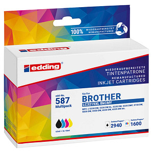 4057305063731 - Druckerpatrone 18-587 kompatibel zu brother LC-3219XL BK C M Y Multipack schwarz cyan magenta gelb 4057305063731 4 Stück 4057305063731 - Druckerpatrone 18-587 kompatibel zu brother LC-3219XL BK C M Y Multipack schwarz cyan magenta gelb 4057305063731 4 Stück