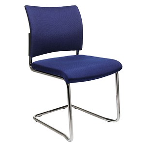 4014296316666 - Besucherstuhl Visit 20 blau chrom ohne Armlehnen Freischwinger 4014296316666 2 Stück 4014296316666 - Besucherstuhl Visit 20 blau chrom ohne Armlehnen Freischwinger 4014296316666 2 Stück