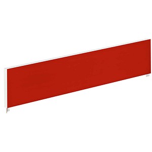 3660141254730 - Paperflow Tischtrennwand für Teamschreibtische Breite 1200 mm Bezug rot