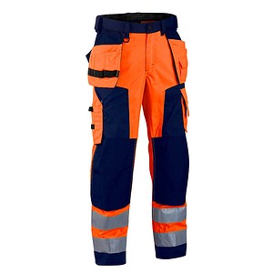 BLAKLÄDER® unisex Warnschutzhose 1568 orange Größe 52