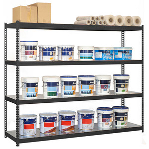 Simonrack Schwerlast-Weitspannregal SIMONFORTE 8425437101670 anthrazit 210,0 x 45,0 x 200,0 cm