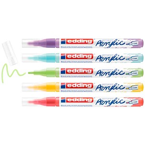 4057305079022 - edding 5300 Acrylstifte-Set farbsortiert 10 - 20 mm 5 St