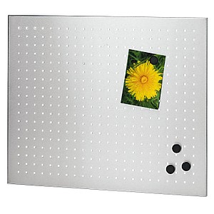 Magnettafel 50,0 x 60,0 cm silber