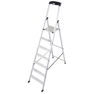 KRAUSE Stehleiter MONTO Solido alu 7 Stufen, H: 230,0 cm